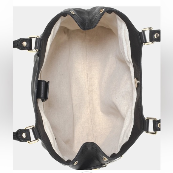 2x HP 🎉 Gucci Sukey Guccisima Black Leather Tote Bag 103946/1 - Picture 3 of 11